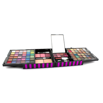 MakeUp Kit 398: (72x Eyeshadow 2x Powder 3x Blush 8x Lipgloss 1x Mini Mascara 6x Applicator)