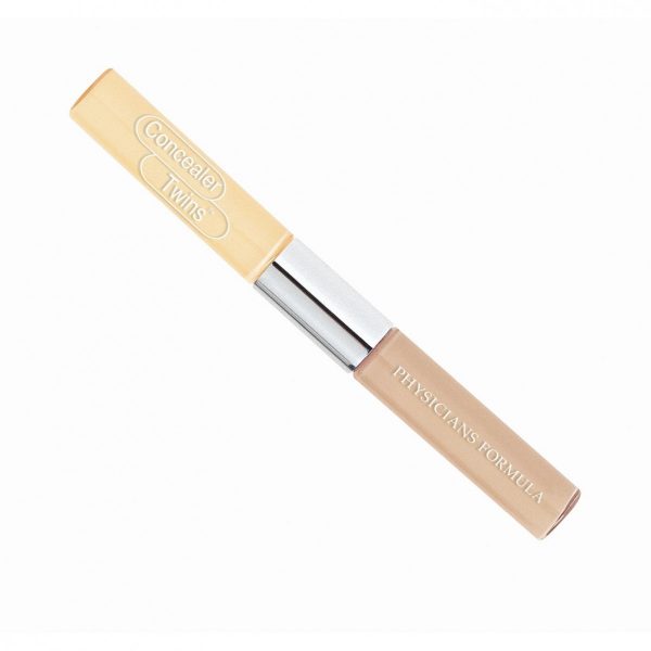 Physicians Formula Concealer Twins Correct & Cover Cream Concealer, Yellow/Light