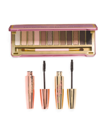 Go Nude Eyeshadow Palette Tin & Mascara Set