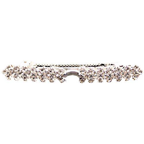 Caravan Bow Barrette with Jet & Swarovski Crystal Stones