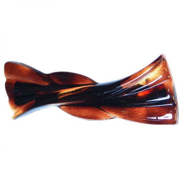 Caravan Twist Candy Wrap Barrette Tortoise Shell