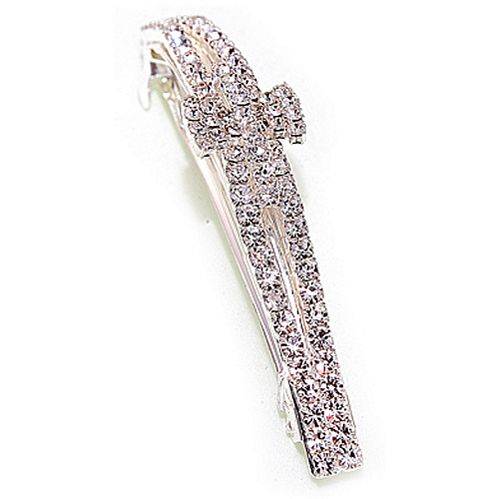 Caravan Volume Barrette with Swarovski Rhinestones & Stone Twist