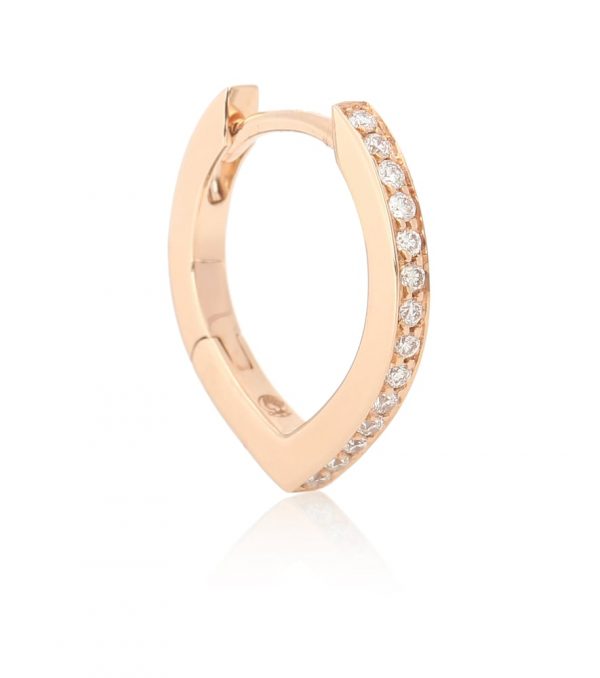 Antifer 18kt rose gold and diamond single earring