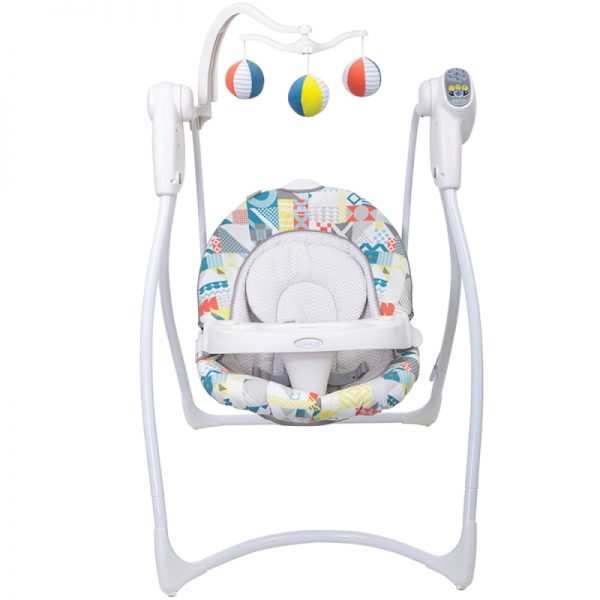 Graco Lovin Hug Swing- Patchwork