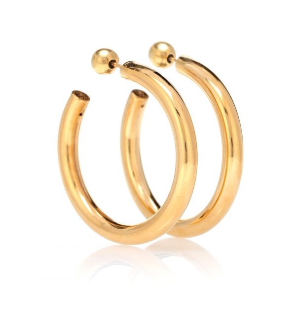 Medium Everyday Hoops 18kt gold vermeil earrings