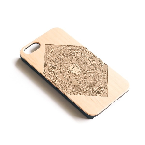Medusa Wooden iPhone Case
