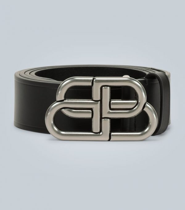 BB large leather belt