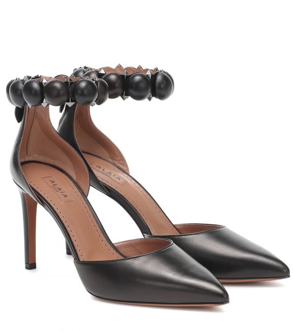 Bombe leather pumps