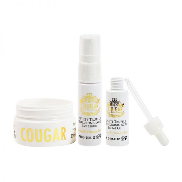 Cougar White Truffle Hyaluronic Acid Facial Oil Gift Set 50m