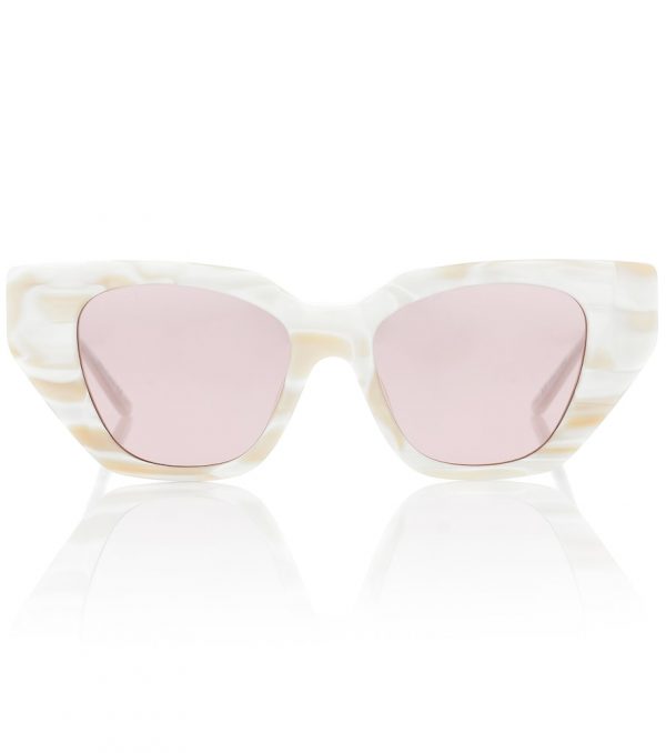 Crystal-embellished cat-eye sunglasses