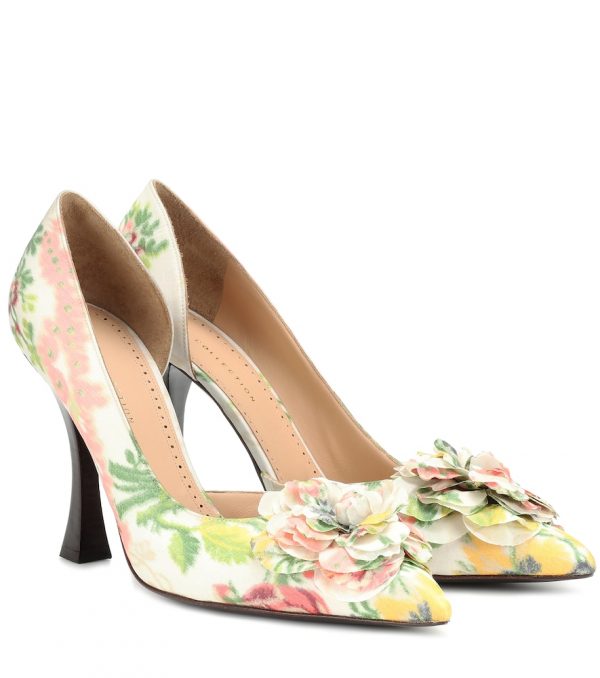 Exclusive to Mytheresa - Floral pumps