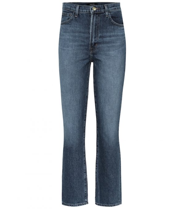 Jules high-rise straight jeans