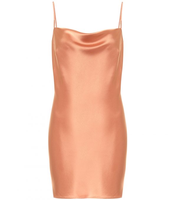 Lotti satin slip dress