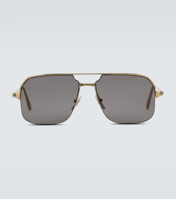 Metal aviator sunglasses