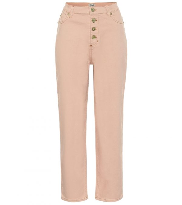 Nancy high-rise straight jeans