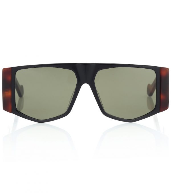 Oversized acetate sunglasses