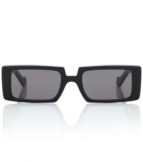 Rectangular acetate sunglasses