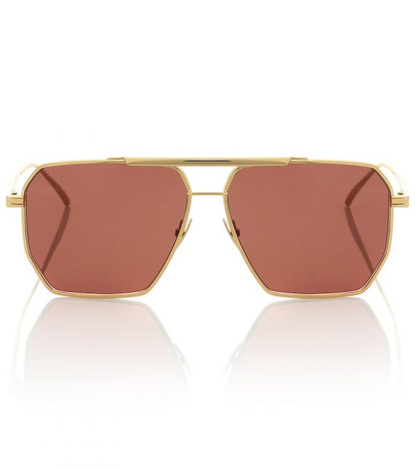 Square aviator sunglasses