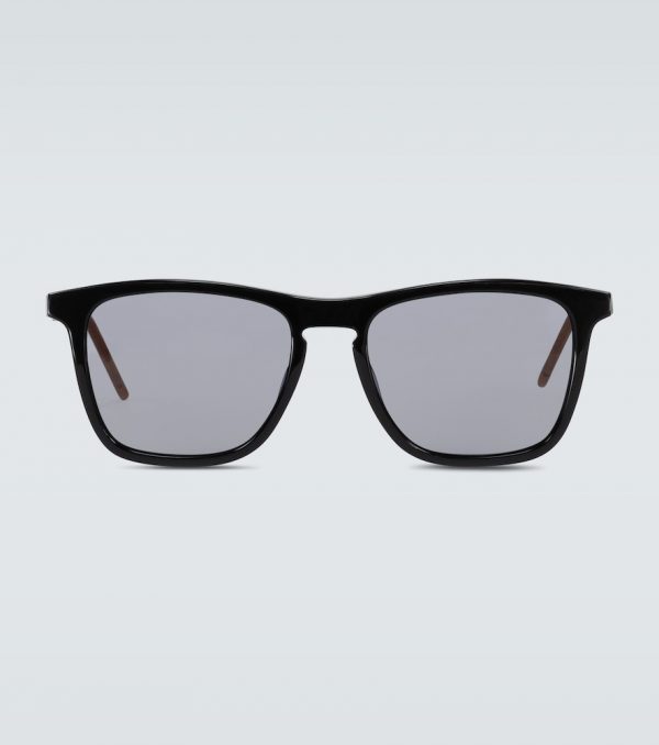 Square-framed acetate sunglasses
