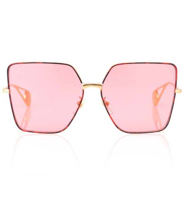 Square metal sunglasses