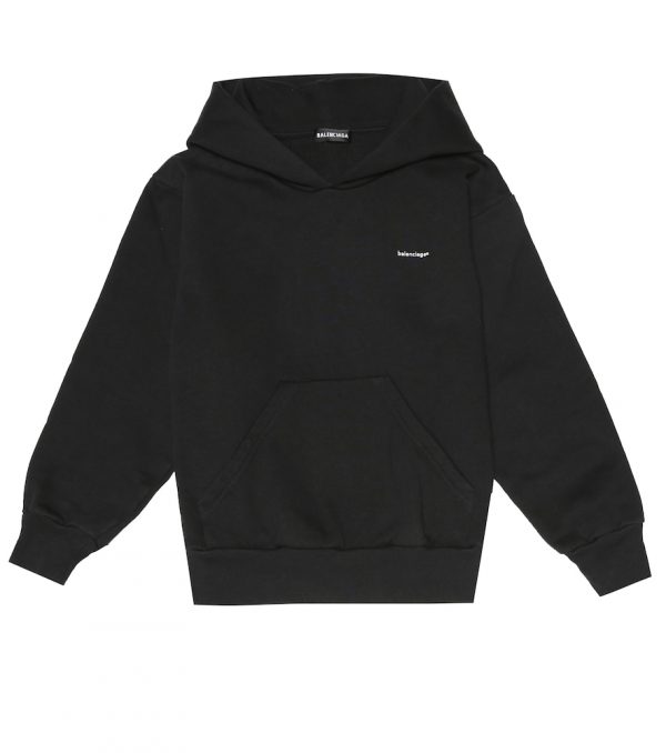 Cotton-blend hoodie