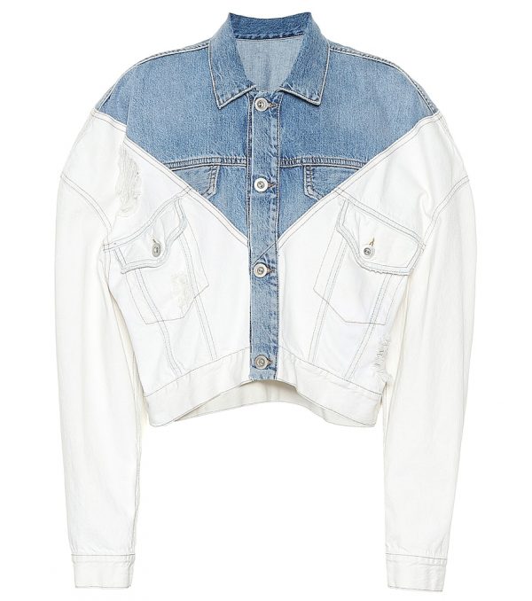 Cropped denim jacket