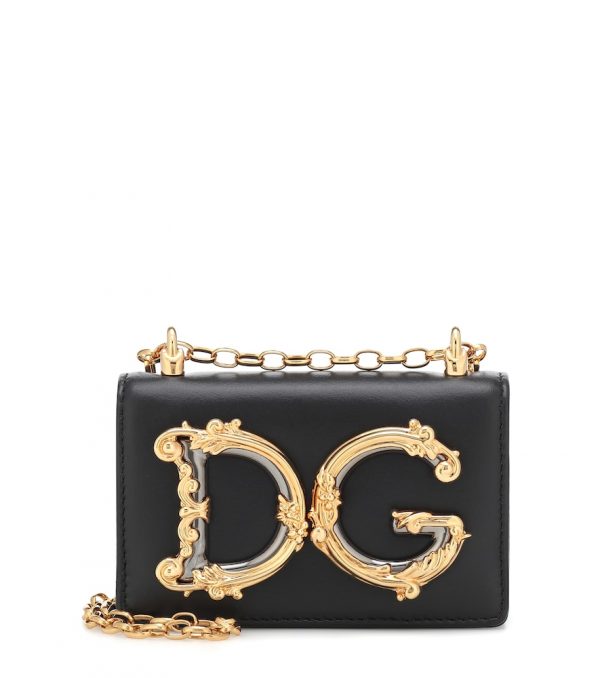 DG Girls Mini leather shoulder bag