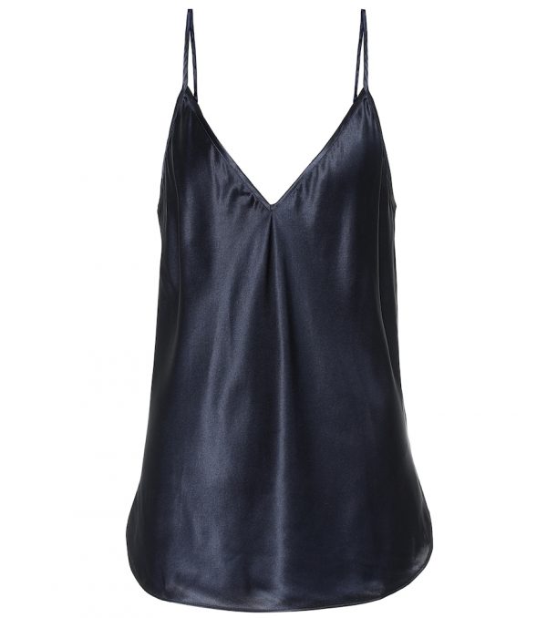 Exclusive to Mytheresa - Rose silk-satin camisole
