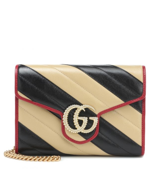 GG Marmont Small leather shoulder bag