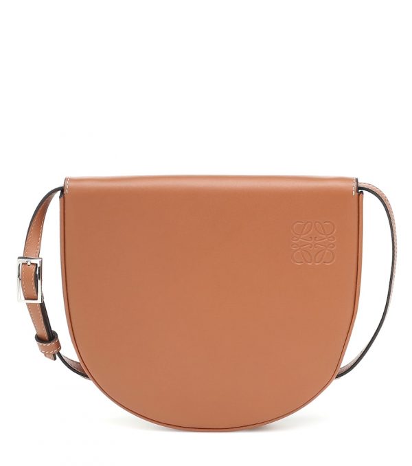 Heel leather crossbody bag