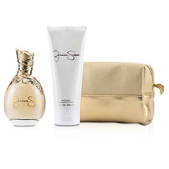 Jessica SimpsonSignature Coffret: Eau De Parfum Spray 100ml/3.4oz + Body Lotion 200ml/6.7oz + Cosmetic Bag 2pcs+Bag