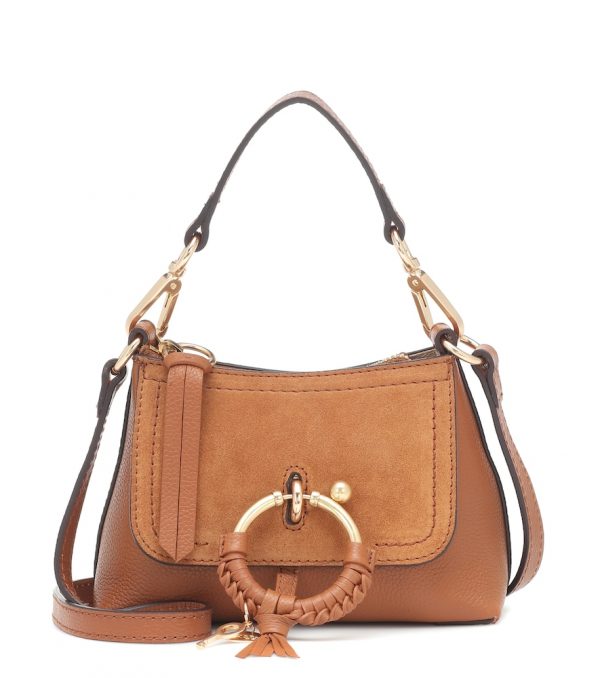 Joan Mini leather crossbody bag