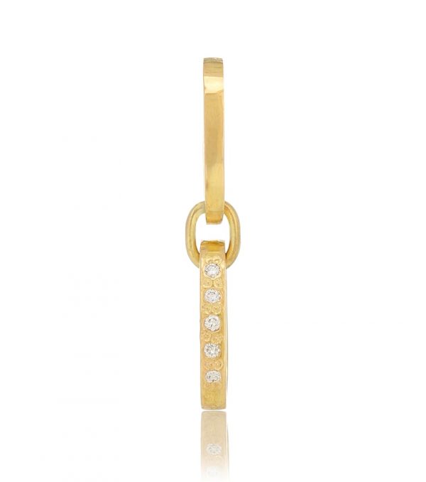 L'Amore Chain 18kt yellow gold single earring