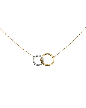 Marco Bicego Diamond Jaipur Link Pendant Necklace, 16.5