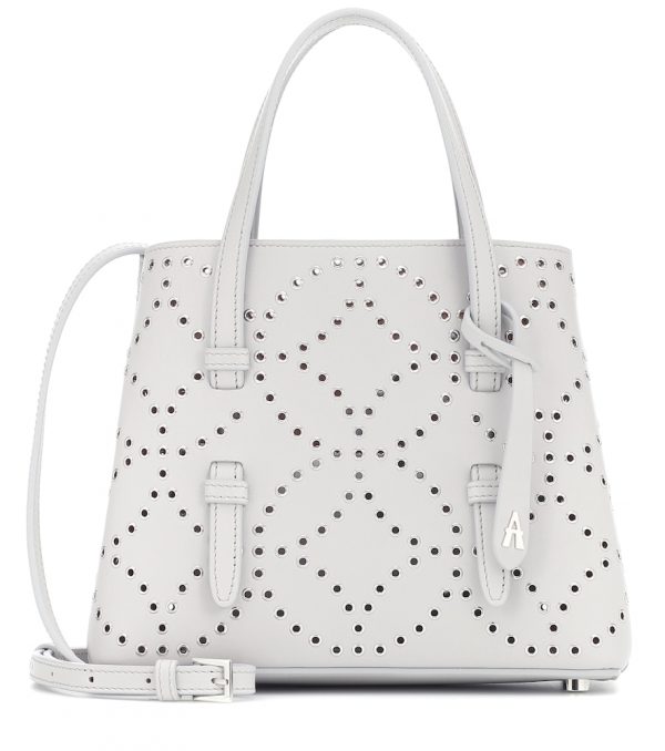 Mina Mini embellished leather tote