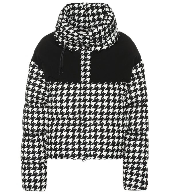 Nil houndstooth down jacket