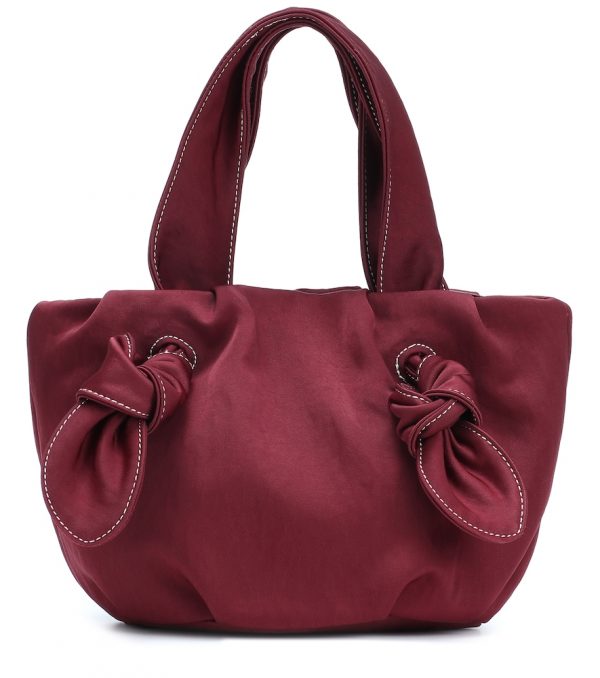 Ronnie Mini satin tote