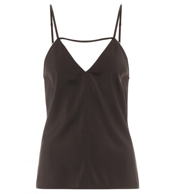 Stretch-twill camisole