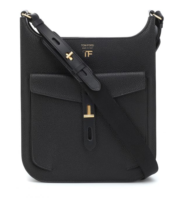 T Twist leather crossbody bag