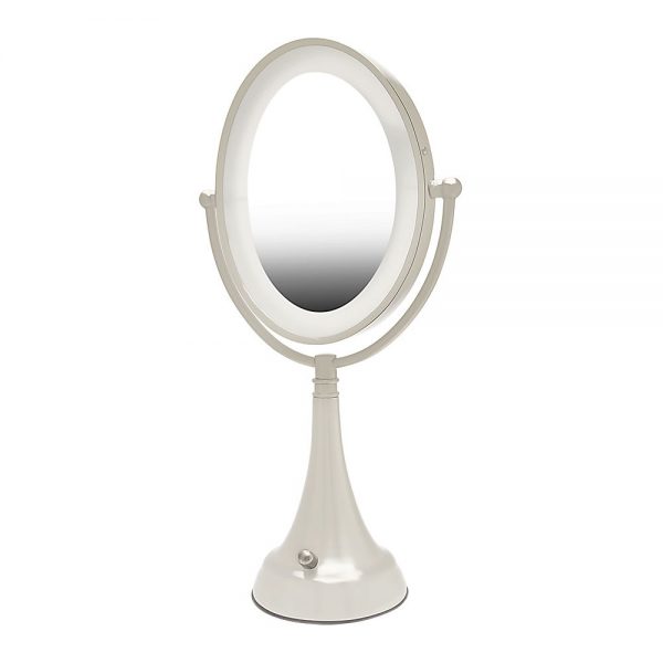 Zadro LED Lighted Oval Vanity Mirror 1X/10X