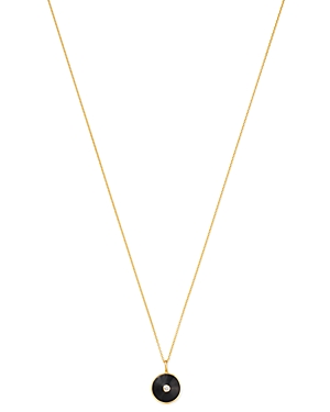 Zoe Lev 14K Yellow Gold Diamond Disc Pendant Necklace, 18