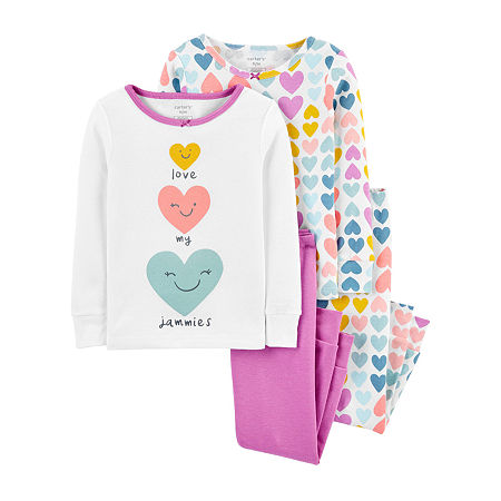 Carter's Toddler Girls 4-pc. Pajama Set, 3t , Purple