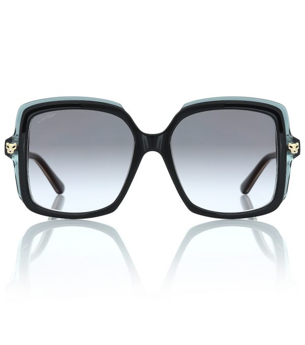 Panthère de Cartier oversized sunglasses