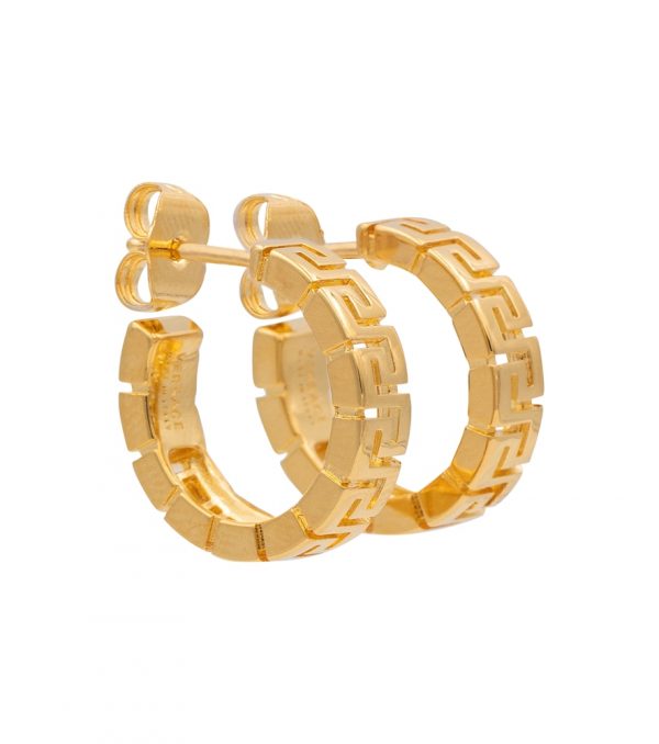 Greca hoop earrings