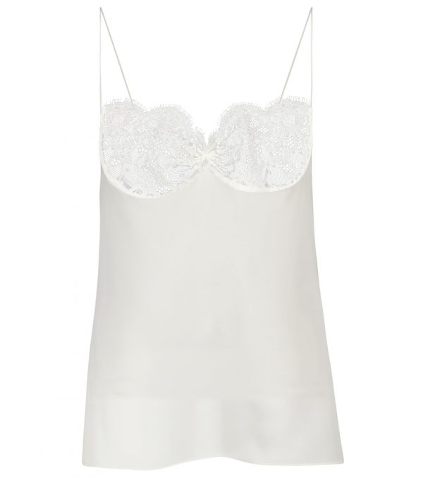 Silk and lace camisole