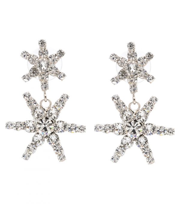 Pluto crystal-embellished earrings