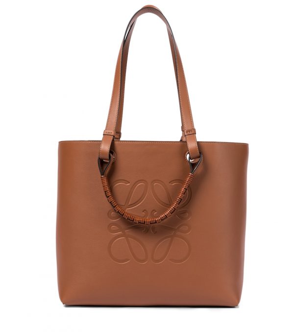 Anagram leather tote