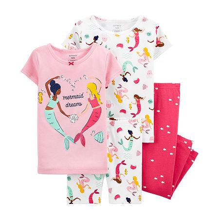 Carter's Toddler Girls 4-pc. Pajama Set, 5t , Pink