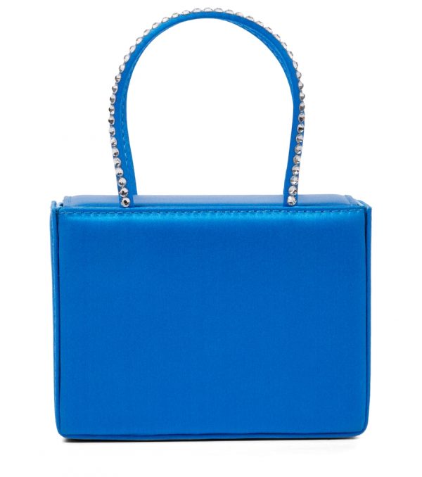 Gilda Super Mini embellished satin tote