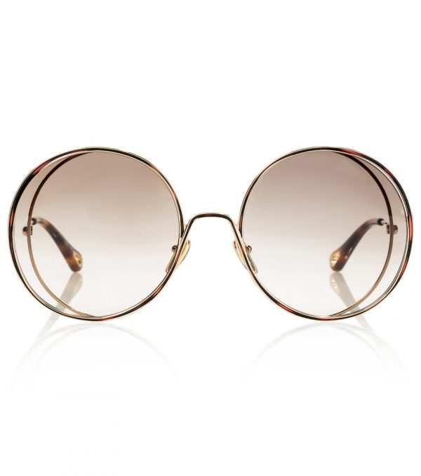 Hanah oversized round sunglasses